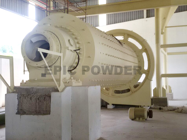 中國池州某公司采購了一套球磨分級系統