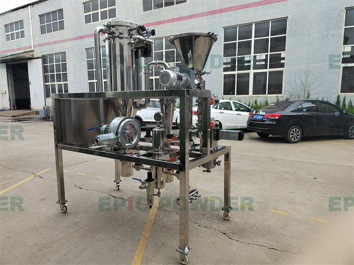 實驗型圓盤式氣流粉碎機