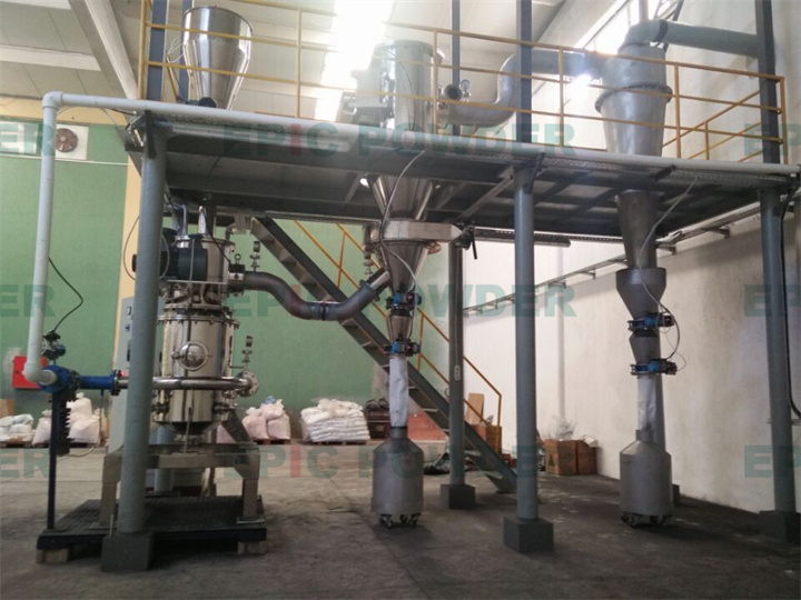 實驗型圓盤式氣流磨