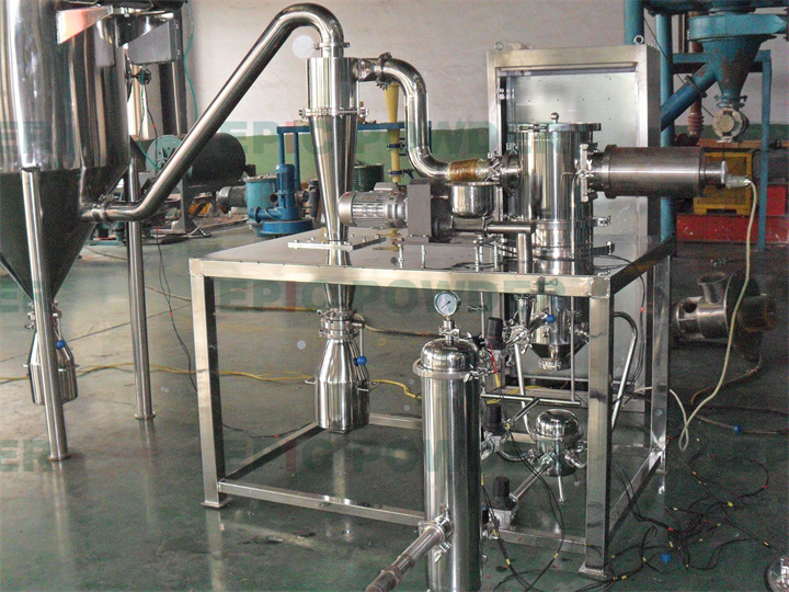 小產量扁平式氣流粉碎機