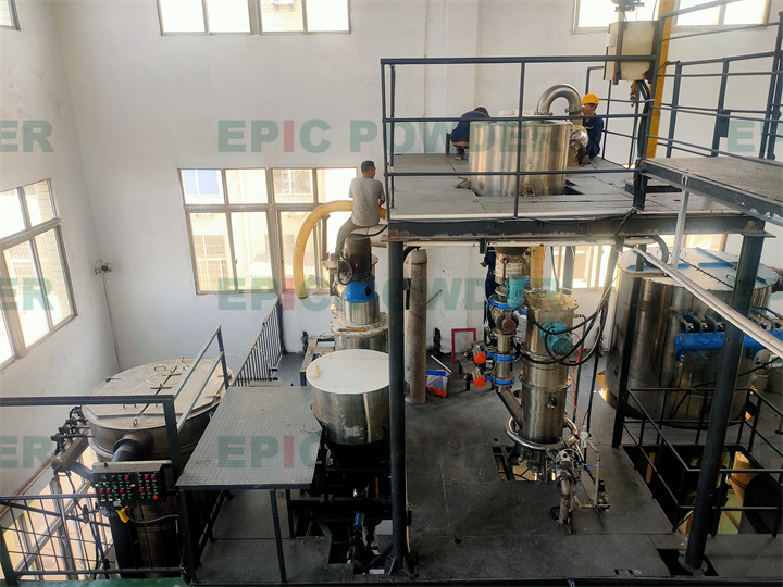 實驗型圓盤式氣流磨