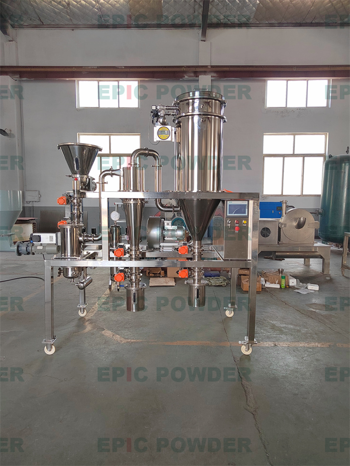 實驗型圓盤式氣流磨